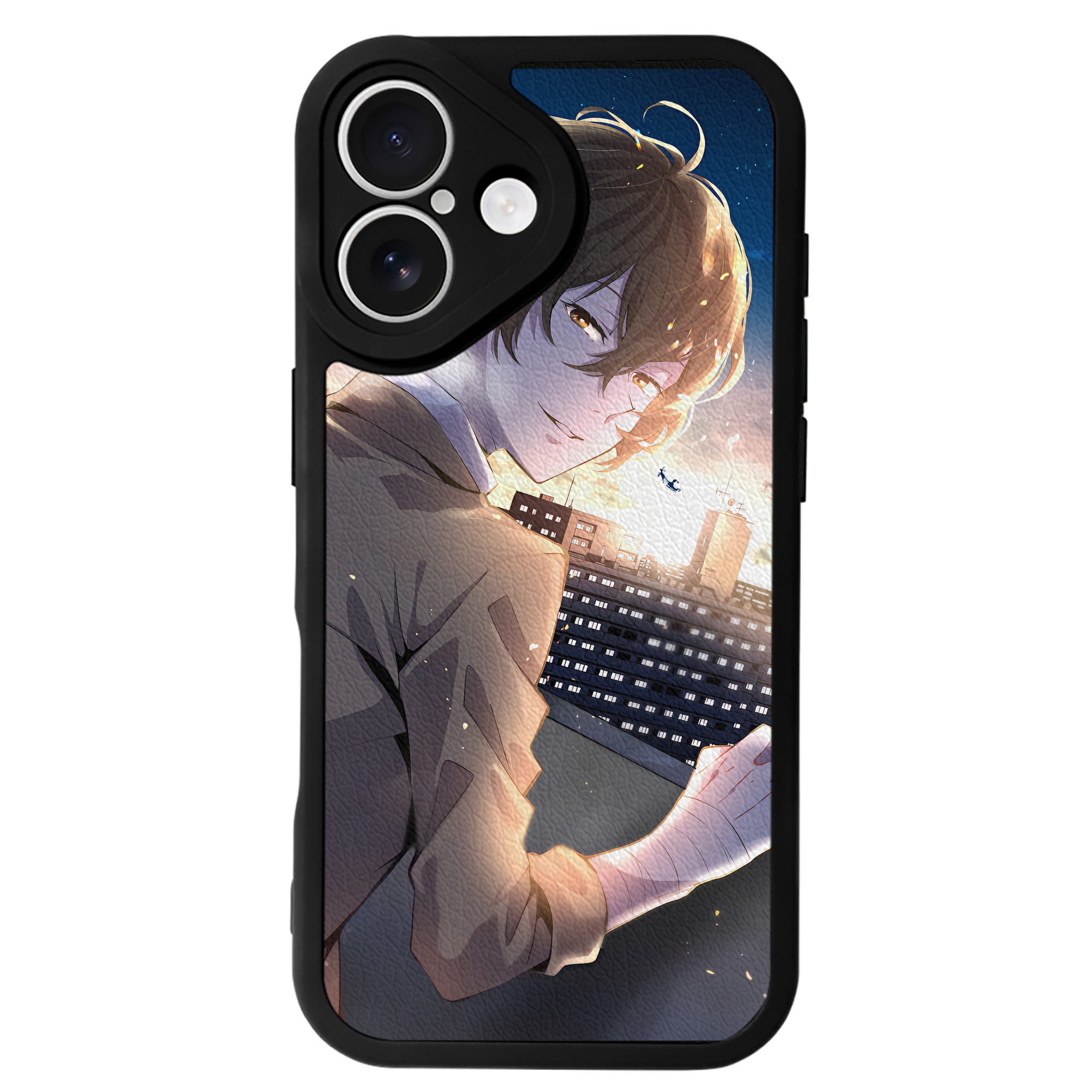 （画像用） 文豪ストレイドッグス Bungo Stray Dogs 【iPhone 16シリーズ対応】シリコンスマホケース（レザー調） 材質：シリコン